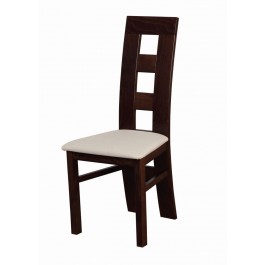 buková masívna stolička Flóra drevo + čalúnenie