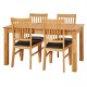Dubový set č. 111,  4 x stolička + stôl