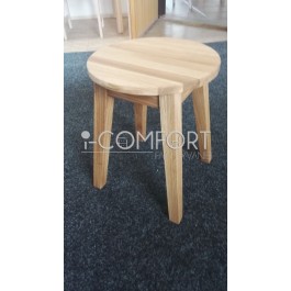 masívný dubový stolček ( taburet)  Rebeka