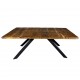 Industriál dubový stôl, nohy A